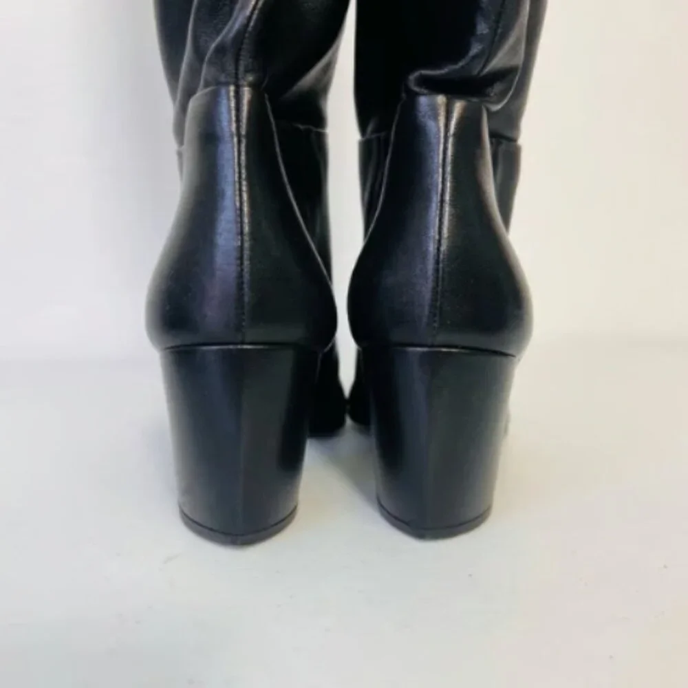 PRADA Authentic Buttery Soft Calf High Leather Boots 38 - Picture 3 of 8